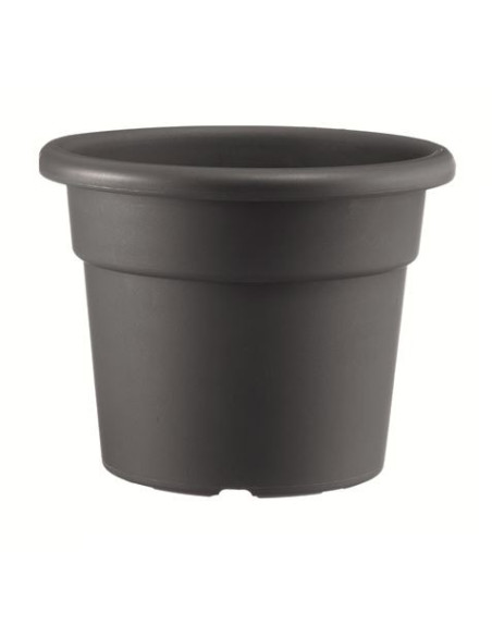 MACETA REDONDA DIAMETRO 25CM ANTRACITA ARTPLAST