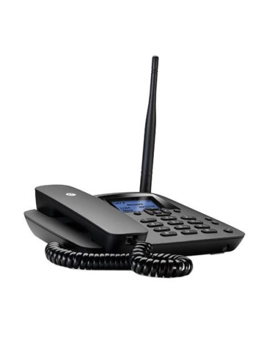 TELEFONO FIJO MOTOROLA FW200L GSM | SIM | LCD | NEGRO