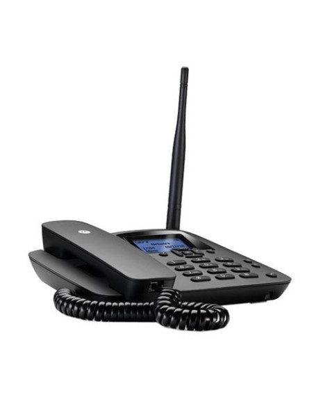 TELEFONO FIJO MOTOROLA FW200L GSM | SIM | LCD | NEGRO