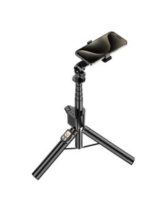 TRIPODE + PALO SELFIE BLUETOOTH SS23 CON MANDO Y LED XO