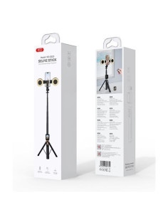 TRIPODE + PALO SELFIE BLUETOOTH SS23 CON MANDO Y LED XO 2