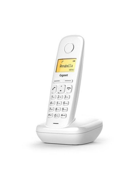 TELÉFONO DECT GIGASET A170 BLANCO | LCD 1.5 | FUNCION ALARMA