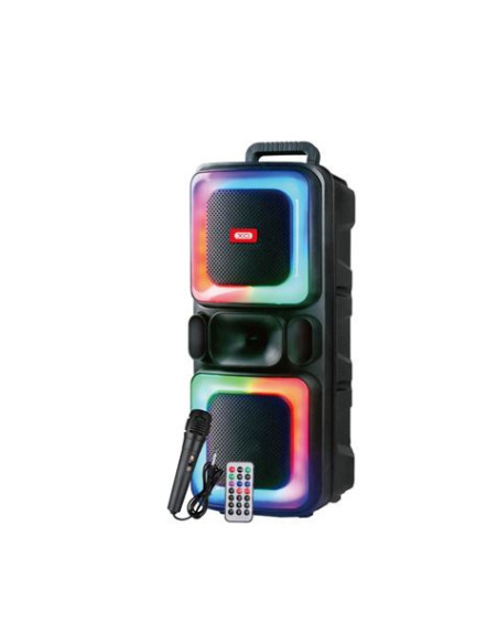 ALTAVOZ KARAOKE RGB 20W CON MICROFONO F55 XO