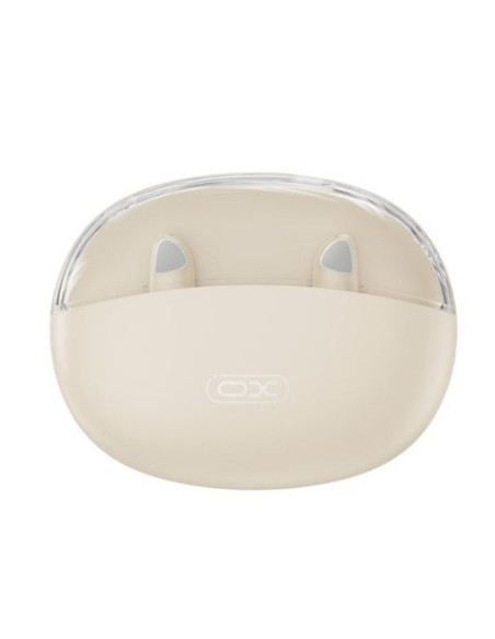 AURICULARES BLUETOOTH TWS CON DOBLE MICRO Y CANCELACION DE RUIDO G22 BEIGE