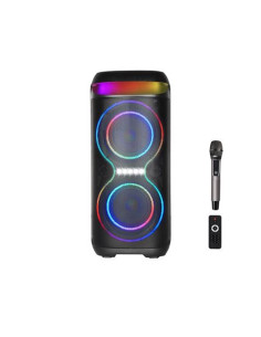 ALTAVOZ KARAOKE 40W CON MICROFONO INALAMBRICO Y RGB F70 XO