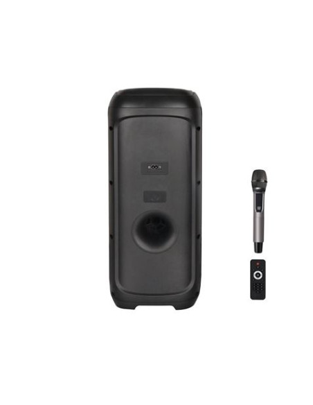 ALTAVOZ KARAOKE 40W CON MICROFONO INALAMBRICO Y RGB F70 XO