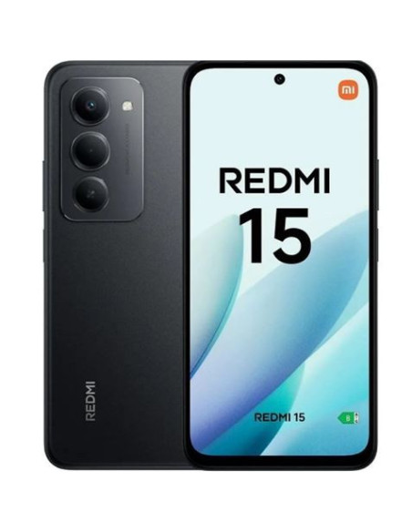 SMARTPHONE REDMI 15 NEGRO 6.9 | 8GB | 256GB | 50MPX | 7000 MAH XIAOMI