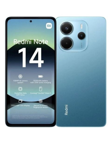 SMARTPHONE REDMI NOTE 14 6.67 | 6GB | 128GB | AZUL | 108MPX XIAOMI