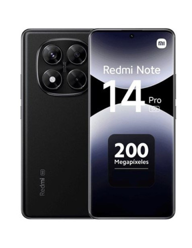 SMARTPHONE REDMI NOTE 14 PRO 6.67 | 8GB | 256GB | 200MPX | 5G NEGRO XIAOMI
