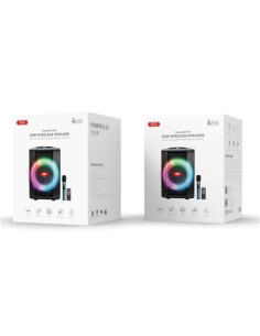 ALTAVOZ A340 AMPLIFICADO 8 250W | BATERIA 4400 | 2 X MICROFONOS | 35W RMS