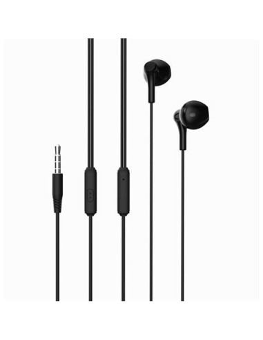 AURICULAR + MICROFONO EP39 MUSIC NEGRO