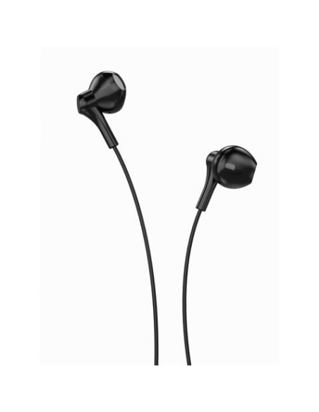 AURICULAR + MICROFONO EP39 MUSIC NEGRO