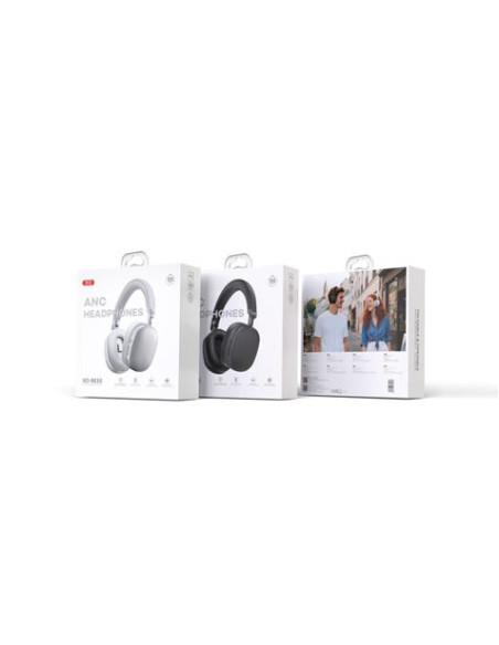 AURICULARES BLUETOOTH CON CANCELACION DE RUIDO BE55 NEGRO XO