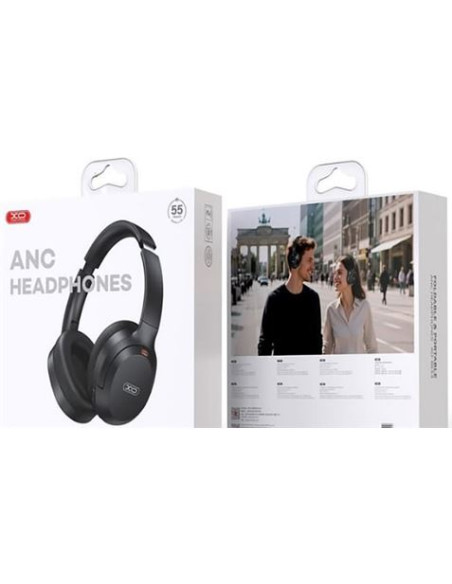 AURICULARES BLUETOOTH CON CANCELACION DE RUIDO BE53 NEGRO XO