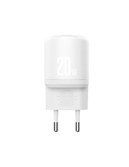 CARGADOR RAPIDO USB-A / USB-C 20W L144 BLANCO XO