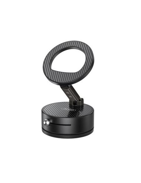 SOPORTE COCHE SMARTPHONE POR VACIO / MAGNETICO C188 NEGRO XO