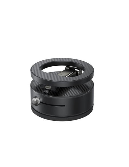 SOPORTE COCHE SMARTPHONE POR VACIO / MAGNETICO C188 NEGRO XO
