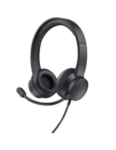 AURICULARES CON MICROFONO USB HS-201 TRUST