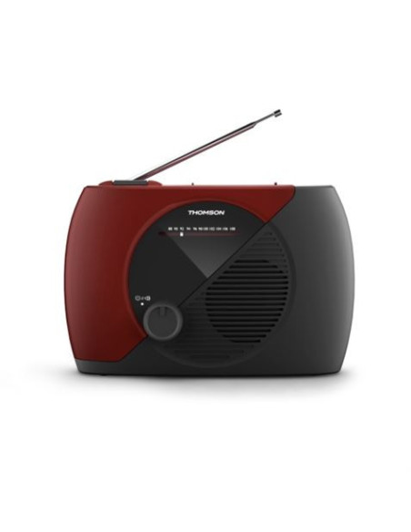 RADIO FM PORTATIL GRANATE/NEGRO RT353 THOMSON