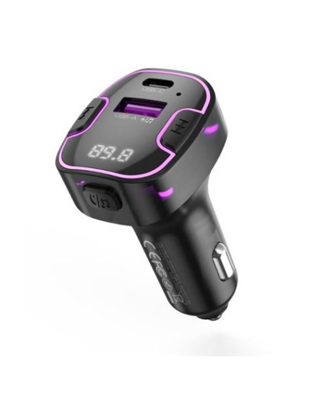 TRANSMISOR FM BCC12 BLUETOOTH + USB + TIPO C XO