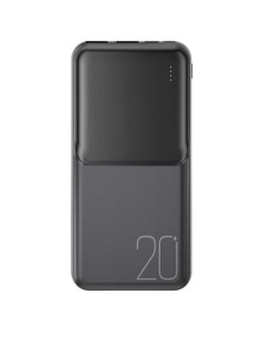 POWERBANK 20000MAH 2 SALIDAS NEGRO PR252 XO