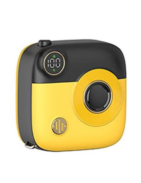 POWERBANK MAGNÉTICA MINI PR223 10000MAH | TIPO C | AMARILLA/NEGRA XO