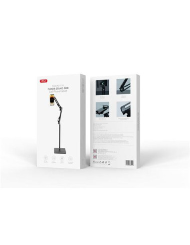 SOPORTE DE SUELO PARA MOVIL Y TABLETS AJUSTABLE C137 XO
