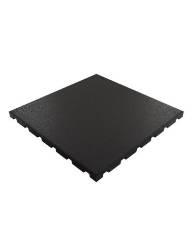BALDOSA DE CAUCHO ANTITRAUMA 400X400X25MM COLOR LADRILLO ROJO ARTPLAST