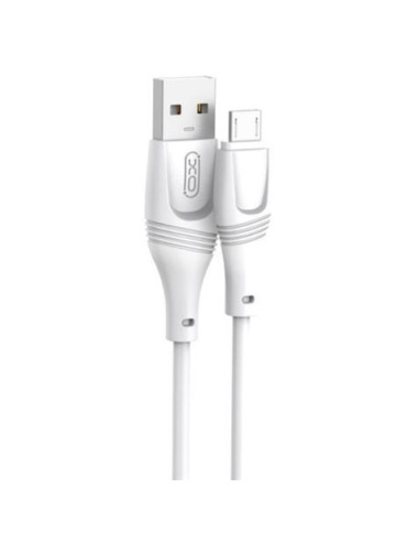 CABLE MICRO USB NB238 3 METROS BLANCO XO