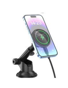 SOPORTE IMANTADO CON BASE DE CARGA INALAMBRICA 15W CX017 XO 2