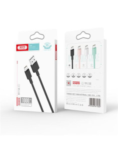CABLE NB156 SILICONA USB - MICRO USB | 2.4A | 1 MTR | NEGRO XO 2