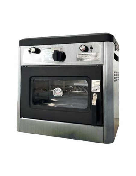 COCINA 2 FUEGOS CON TAPA + HORNO DE GAS CON SISTEMA DE SEGURIDAD MUVIP