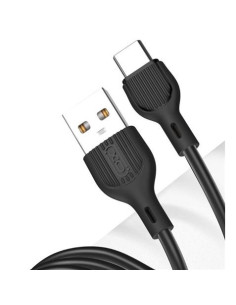 CABLE 2.1A USB A TIPO C 2 METROS NEGRO NB200 XO
