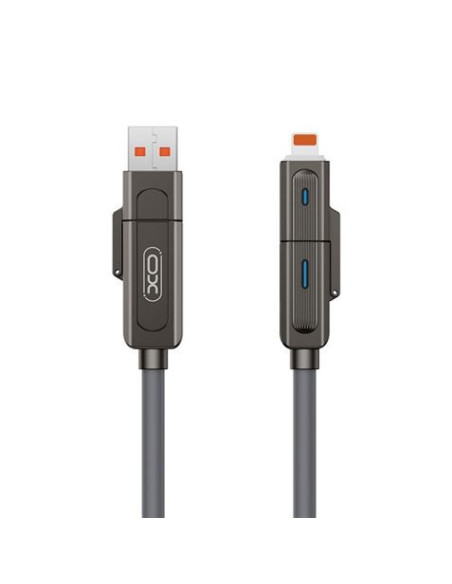 CABLE 4 EN 1 60W USB - C / USB-C / LIGHTNING / USB-A