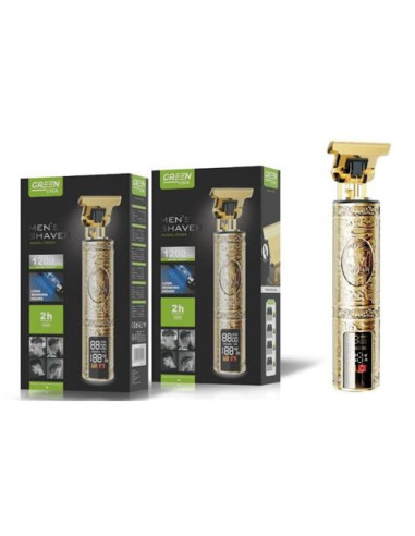 CORTAPELO METAL BARBERO RECARGABLE CON PANTALLA GREEN LYCA