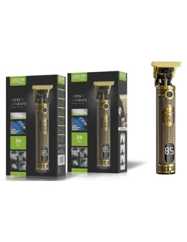 CORTAPELO METAL CALAVERA RECARGABLE CON PANTALLA GREEN LYCA