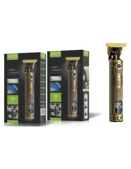 CORTAPELO METAL CALAVERA RECARGABLE CON PANTALLA GREEN LYCA