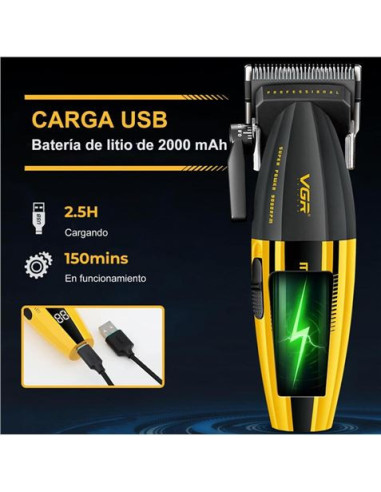 CORTAPELO VGR V-285 9500RPM CUCHILLA CERAMICA