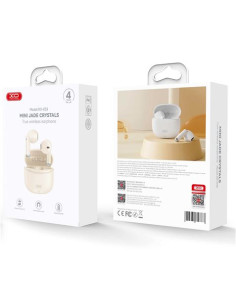 AURICULARES BLUETOOTH TWS X33 BEIGE XO 2