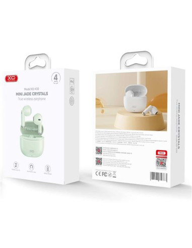 AURICULARES BLUETOOTH TWS X33 VERDE XO