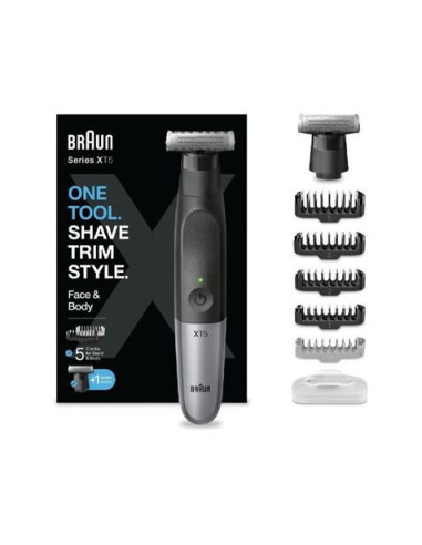 RECORTADORA AFEITADORA PARA CARA Y CUERPO 5 EN 1 XT5110 BRAUN