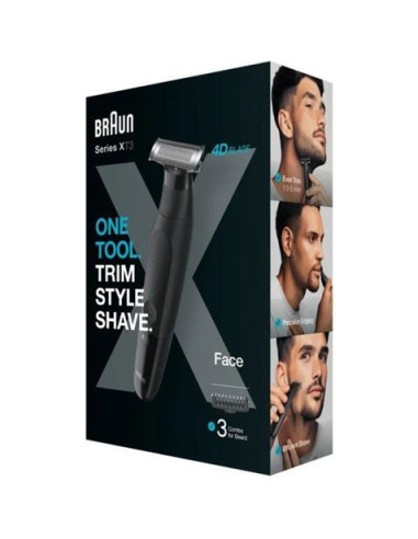 RECORTADORA SERIE X XT3100 CON BATERIA 3 ACCESORIOS BRAUN