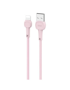 CABLE NB132 CARGA RAPIDA USB - LIGHTNING | 2A | 1 METRO | ROSA XO