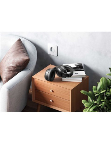 AURICULAR BLUETOOTH BE41 ANC, HASTA 115 HORAS DE MÚSICA NEGRO XO
