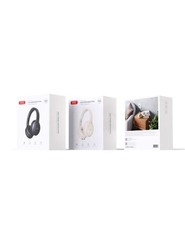 AURICULAR BLUETOOTH BE41 ANC, HASTA 115 HORAS DE MÚSICA NEGRO XO