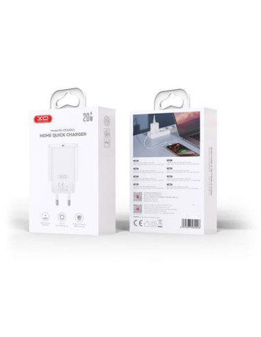 CARGADOR CON PUERTO TIPO C 20W CE32 XO