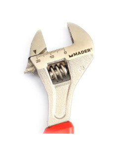 LLAVE INGLESA 6\"- 150MM MANGO RECUBIERTO ROJO MADER 2