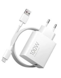 CARGADOR DE PARED XIAOMI 100W CABLE USB-A + USB-C 2