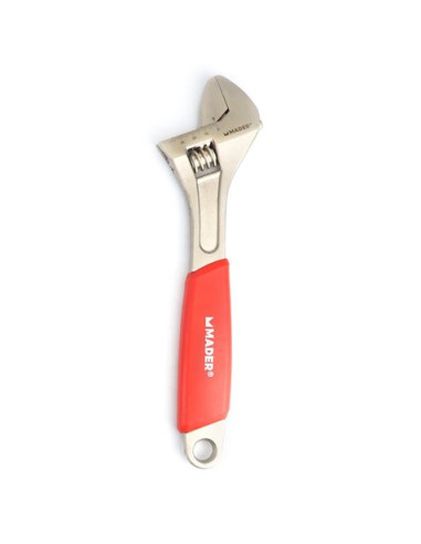 LLAVE INGLESA 12\"- 300MM MANGO RECUBIERTO ROJO MADER