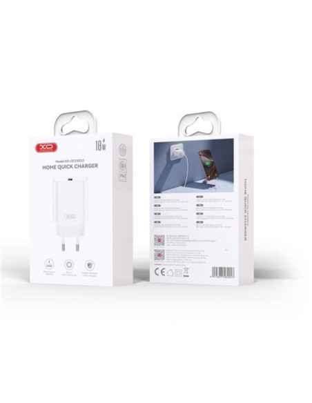 CARGADOR TELEFONIA USB 18W CE33 XO